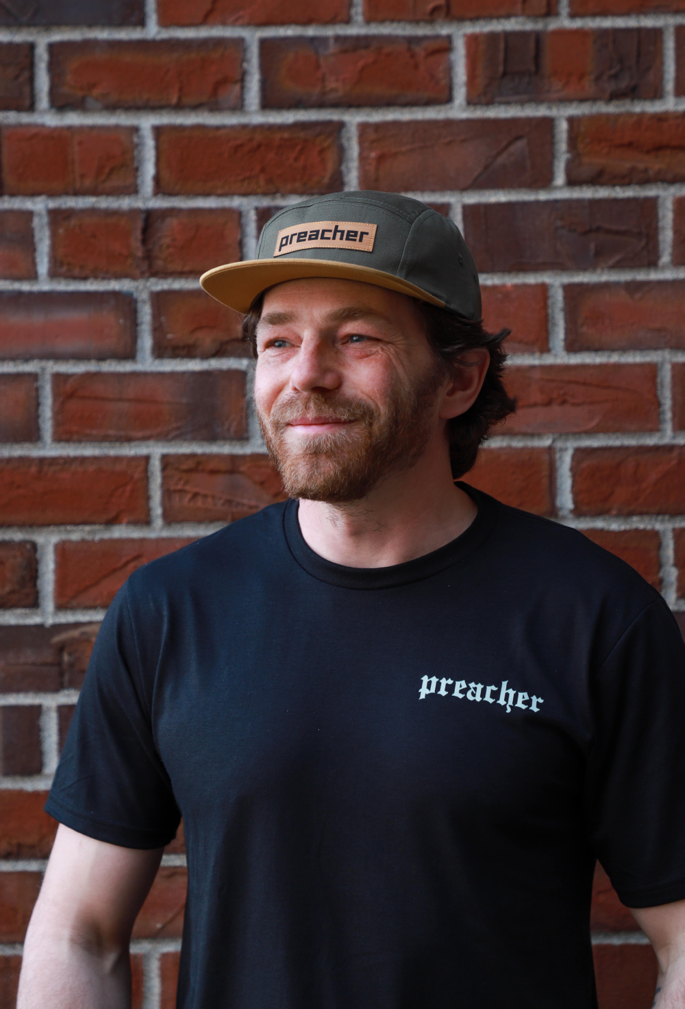 Preacher Green and Tan Hat
