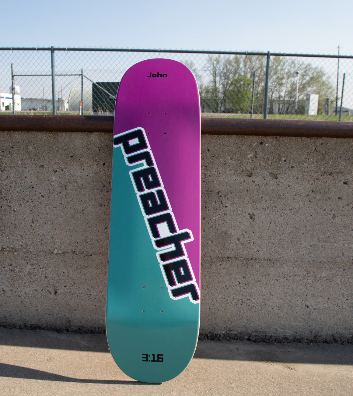 Preacher Deck - Green &amp; Purple