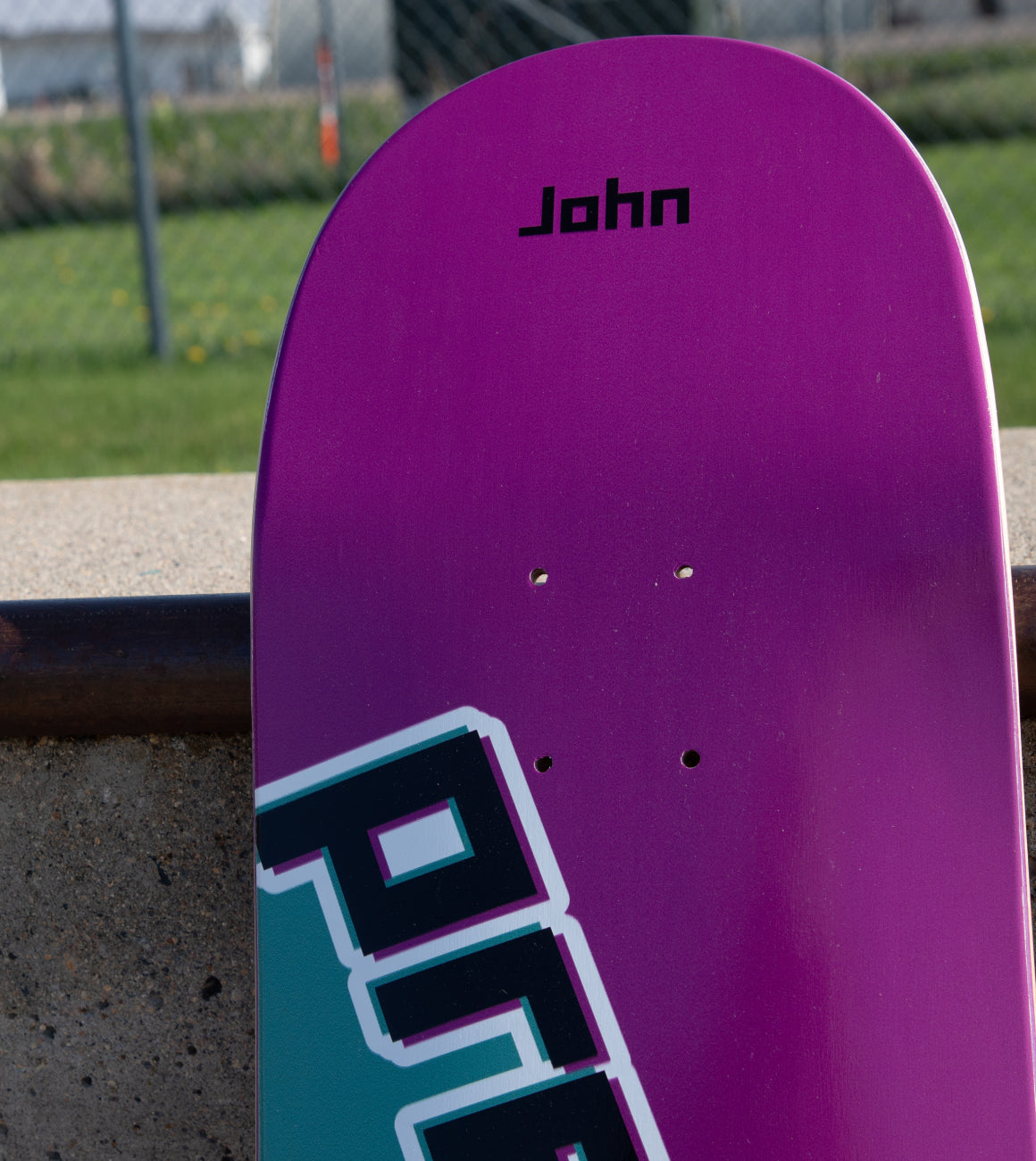 Preacher Deck - Green &amp; Purple