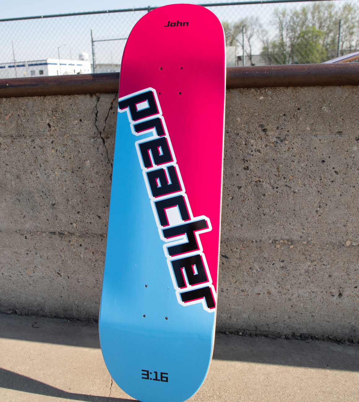 Preacher Deck - Red &amp; Blue